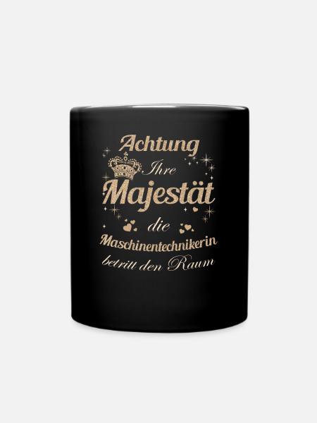 Techniker Frauen-Majestät Damen - Tasse einfarbig - Schwarz