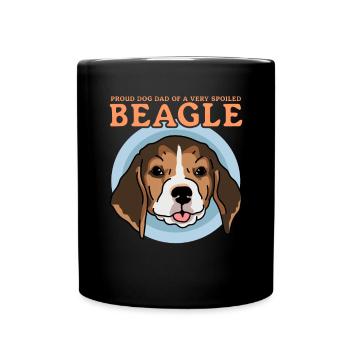 Beagle Dad Dog Owner Dog Owner Gift - Full Colour Mug - black - Front
