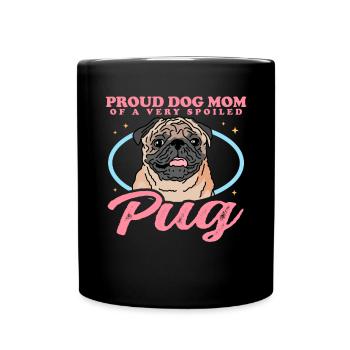 Maman Carlin | Dog Lover Dog Owner Cadeau - Mug uni - noir - Devant