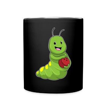 Caterpillar Bowling Bowling Ball - Full Colour Mug - black - Front