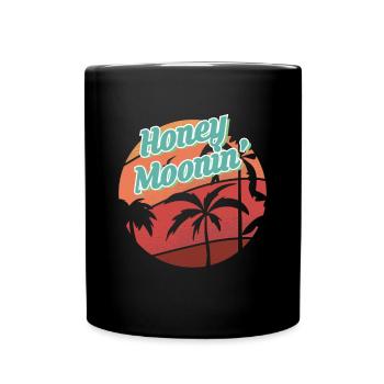 Lune de miel Lune de miel Chemise de vacances Cadeau - Mug uni - noir - Devant