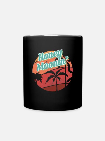 Honeymoon Honeymoon Holiday Shirt Gift - Full Colour Mug - black