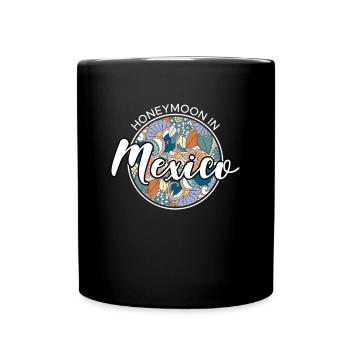 Lune de miel Chemise de vacances Lune de Miel Mexique - Mug uni - noir - Devant