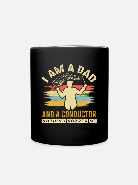 Chef d’orchestre Papa Orchestre de concert Musiciens - Mug uni - noir