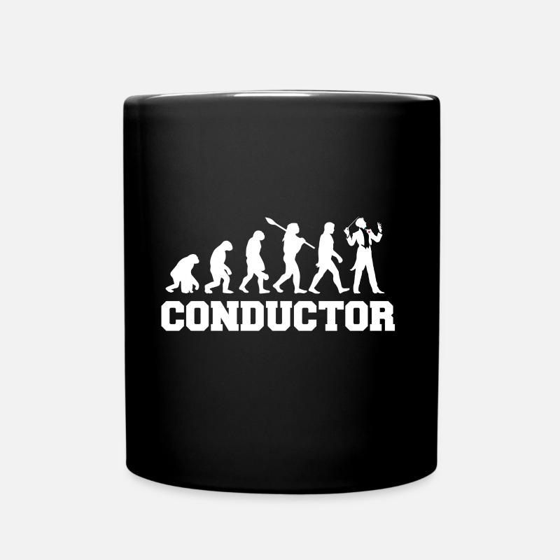 Dirigent Evolution Orchester Konzert Musik - Tasse einfarbig - Schwarz
