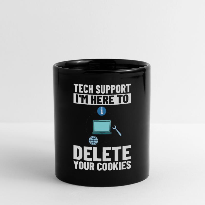 Tech Support IT Technischer Hilfe Helpdesk Tasse einfarbig