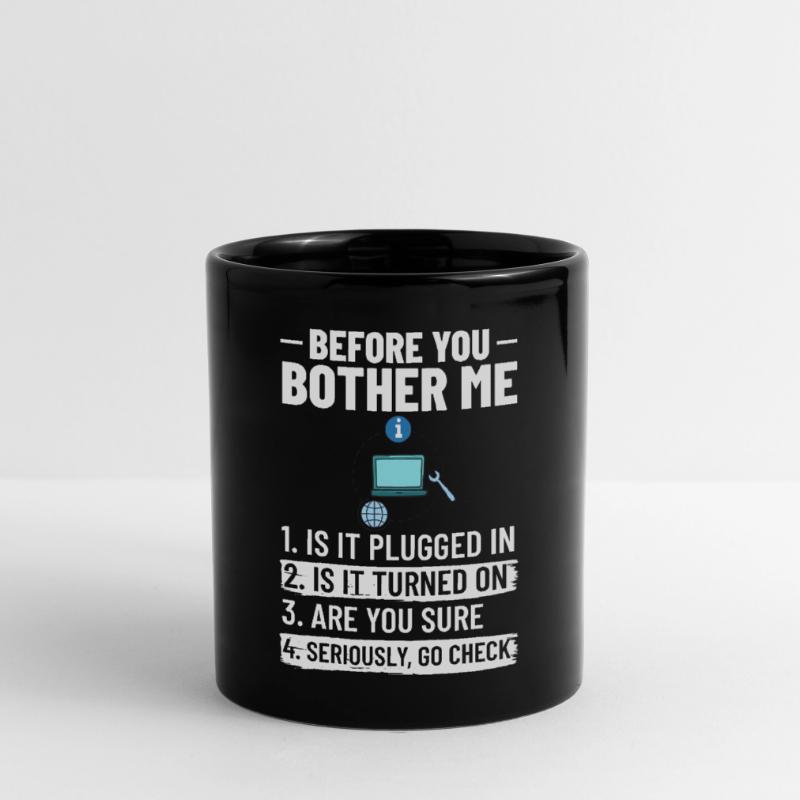 Tech Support IT Technical Assistance Helpdesk Full Colour Mug