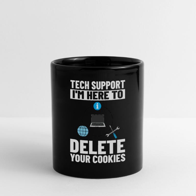 Tech Support IT Technischer Hilfe Helpdesk Tasse einfarbig