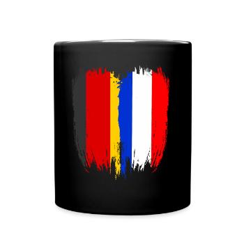 Germany Flag Netherlands - Full Colour Mug - black - Front