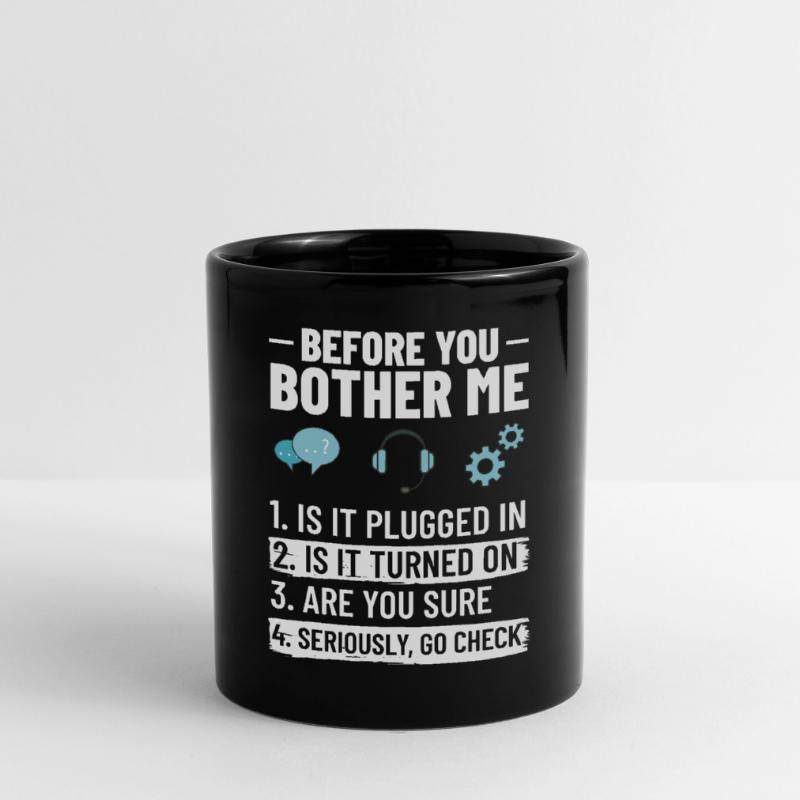 Support technique Assistance technique informatique Helpdesk Mug uni