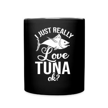 Thon rouge Pêcheur de thon rouge Grec - Mug uni - noir - Devant