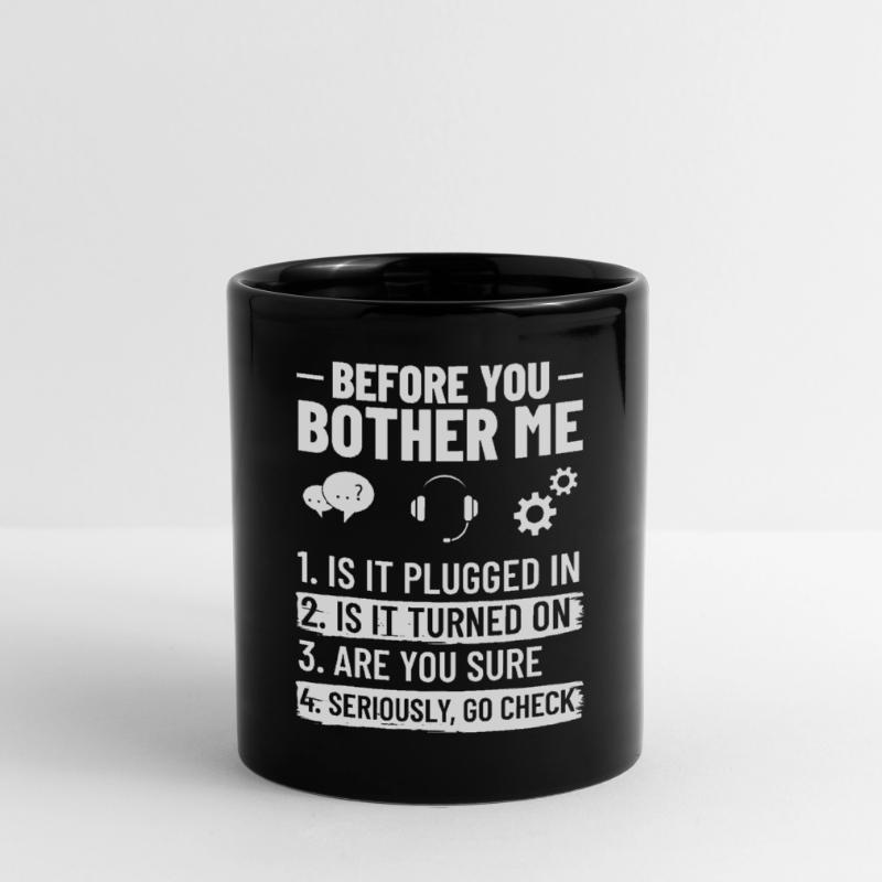 Tech Support IT Technical Assistance Helpdesk Full Colour Mug