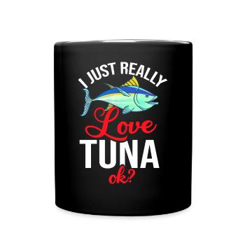 Thon rouge Pêcheur de thon rouge Grec - Mug uni - noir - Devant