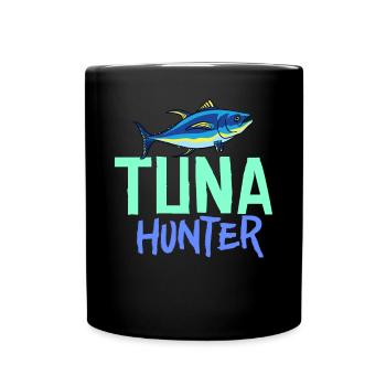 Thon rouge Pêcheur de thon rouge Grec - Mug uni - noir - Devant