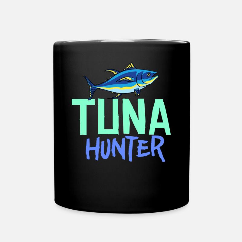 Thon rouge Pêcheur de thon rouge Grec - Mug uni - noir