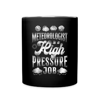 Météorologue Prévisions météorologiques - Mug uni - noir - Devant