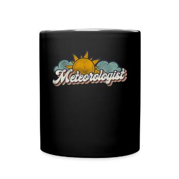 Météorologue Prévisions météorologiques - Mug uni - noir - Devant