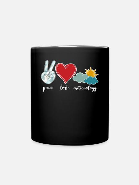 Meteorologist Weather Forecast - Full Colour Mug - black