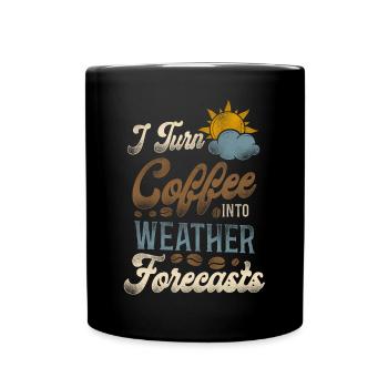 Meteorologist Weather Forecast - Full Colour Mug - black - Front