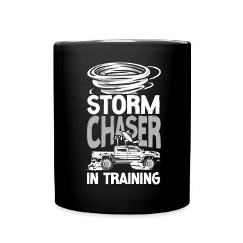 Storm Chaser Hurricane Meteorology - Tasse einfarbig - Schwarz - Vorne