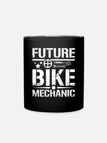 Future bike mechanic - Full Colour Mug - black