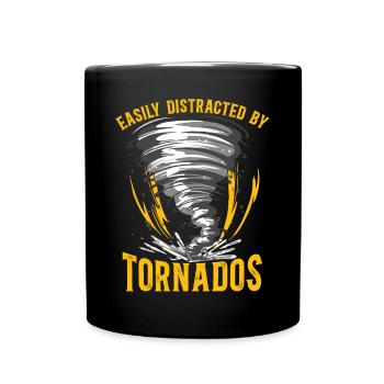 Storm Chaser Hurricane Meteorology - Tasse einfarbig - Schwarz - Vorne