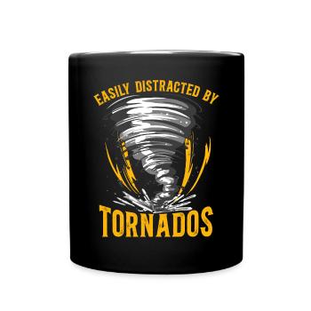 Storm Chaser Hurricane Meteorology - Tasse einfarbig - Schwarz - Vorne