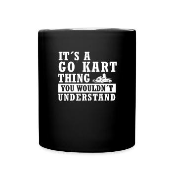 Go Kart Hobby Racing Go kart driver Go-kart dicton - Mug uni - noir - Devant