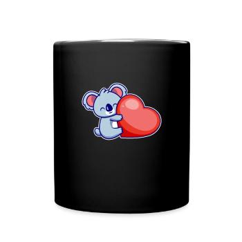 Koala Koala Bear Australie Bear Gift - Mug uni - noir - Devant
