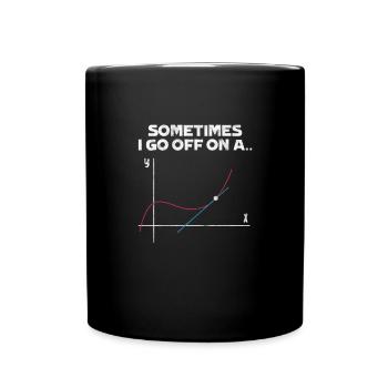 Mathematik - Tasse einfarbig - Schwarz - Vorne