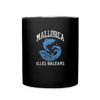 Spain Spanish Mallorca Spanish Holiday Gift - Full Colour Mug - black - Front