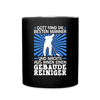 Die besten werden Gebäudereiniger Fensterputzer - Tasse einfarbig - Schwarz - Vorne