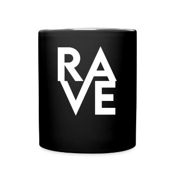 Rave Raver - Full Colour Mug - black - Front