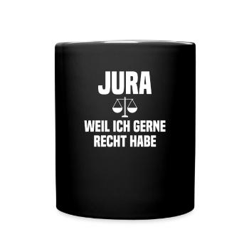 Law studies State examination Lawyer Judge - Full Colour Mug - black - Front