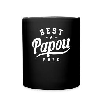 Homme Meilleur Papou Jamais Drôle - Mug uni - noir - Devant