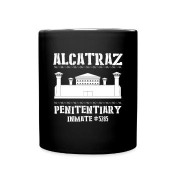 Alcatraz Prison Wall San Francisco California - Full Colour Mug - black - Front