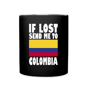 Drapeau de la Colombie - Mug uni - noir - Devant