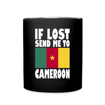 Drapeau du Cameroun - Mug uni - noir - Devant