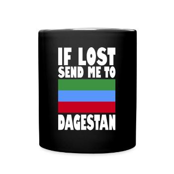 Drapeau du Daghestan - Mug uni - noir - Devant