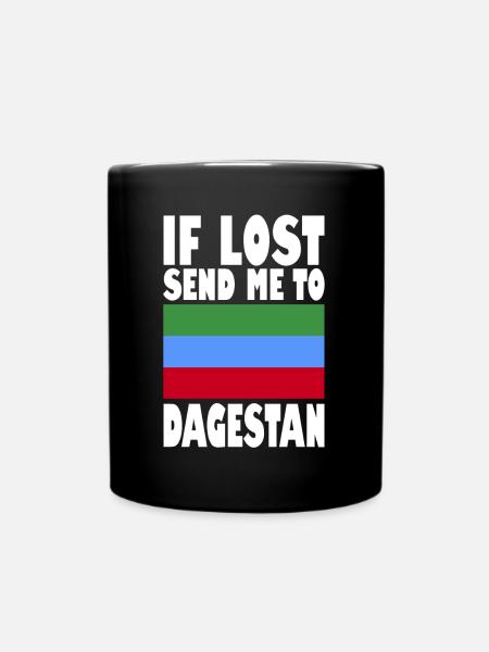 Dagestan Flagge Spruch - Tasse einfarbig - Schwarz