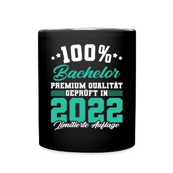 Bachelor 2022 Limitierte Auflage - Tasse einfarbig - Schwarz - Vorne