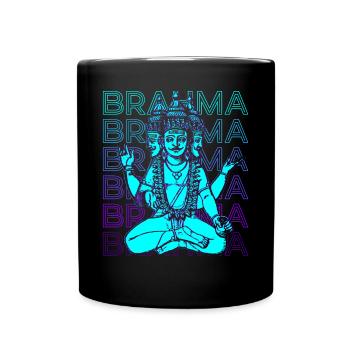 Brahma Ancien Dieu Mythologie Hindoue Cadeau - Mug uni - noir - Devant
