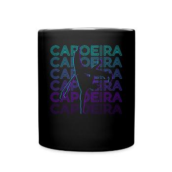 Capoeira Artiste Martial Brésilien Retro Gesch - Mug uni - noir - Devant