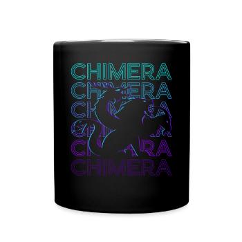 Chimera Ancient Greek Mythology Retro Gift - Full Colour Mug - black - Front