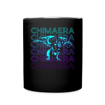Chimera Ancient Greek Mythology Retro Gift - Full Colour Mug - black - Front
