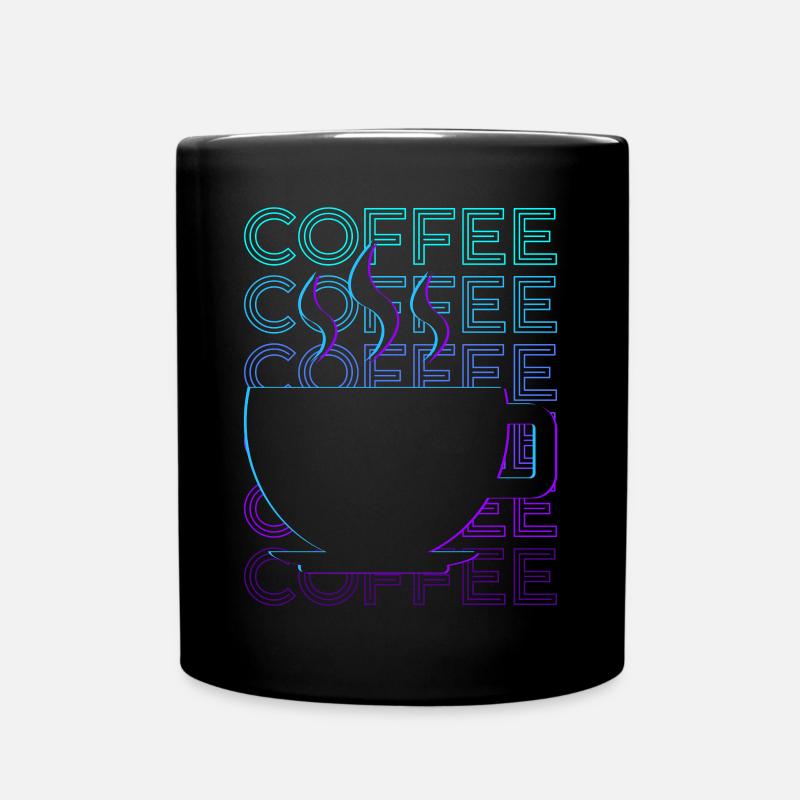 Café Rétro Cadeau - Mug uni - noir