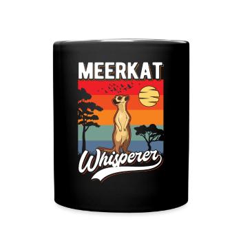 Erdmännchen Flüsterer Meerkat Whisperer - Mug uni - noir - Devant