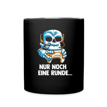 Gaming Skelett - Computer Spiele Videospiele - Tasse einfarbig - Schwarz - Vorne