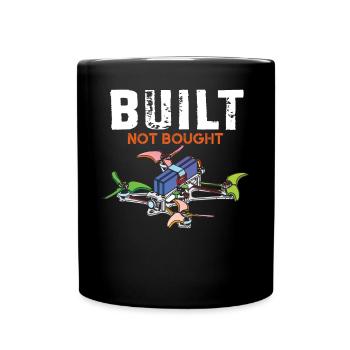 Dessin animé FPV Drone Pilot Freestyle - Mug uni - noir - Devant