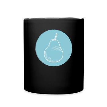 Pear - Full Colour Mug - black - Front